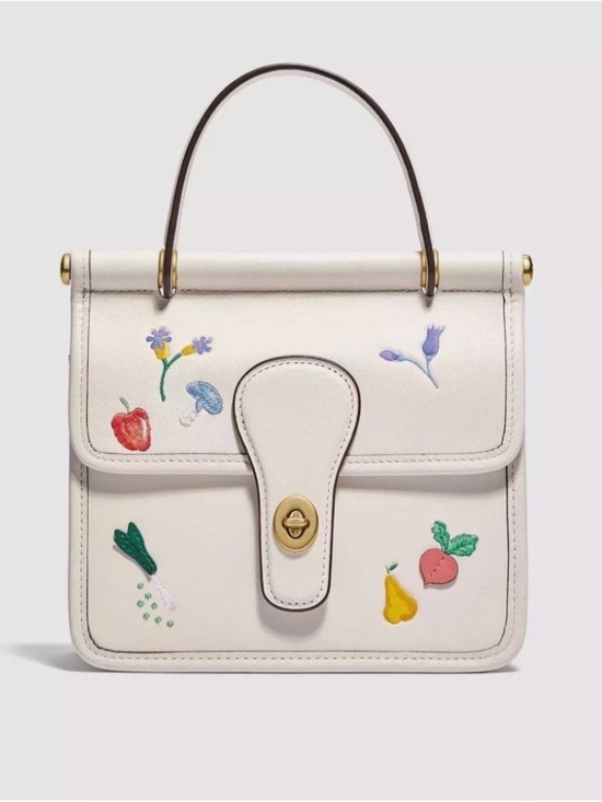 Coach Handbags - Coach Willis Top Handle 18 with Garden Embroidery